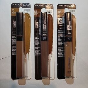 Lot of 3 | Maybelline Fit Me Liquid Concealer 045 57 65 Walnut Coffee Tan Makeup